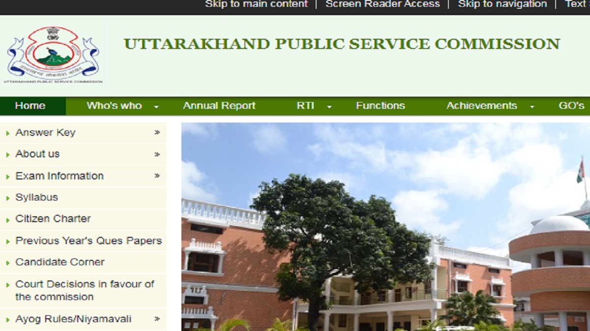 UKPSC CCE Mains Exam Date 2022 (Out) for Combined State/Upper Subordinate Services @ukpsc.gov.in, Check Details